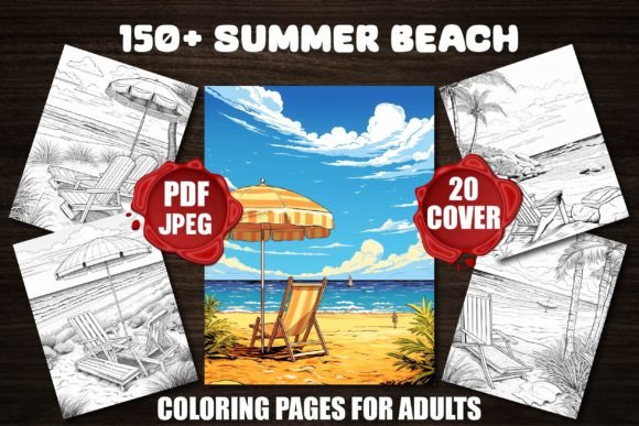 Download Summer Beach Coloring Pages - Premium Resources