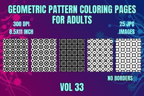 Download Adult Coloring Pattern Pages - Premium Bundle