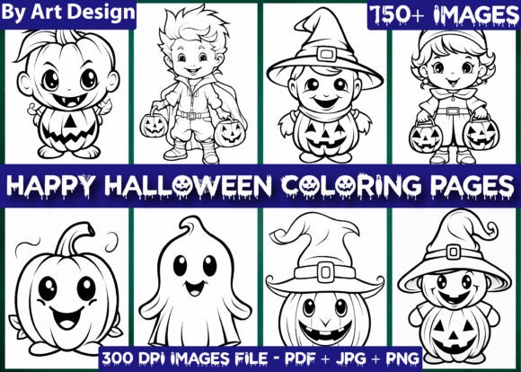 Download 150 Happy Halloween Coloring Pages - Premium Resources