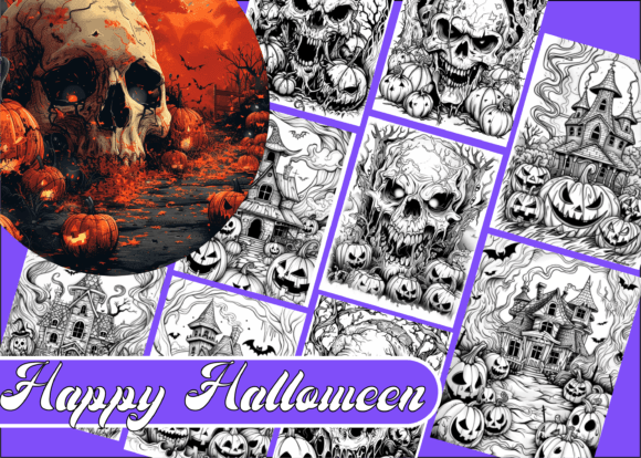 Download Happy Halloween Coloring Book for Adults - Happy halloween coloring book Collection